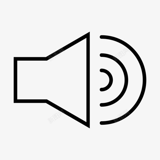扬声器音频音乐播放器图标svg_新图网 https://ixintu.com 声音 扬声器 技术 音乐播放器 音频