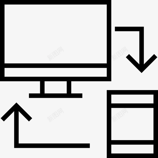 响应搜索引擎优化营销8线性图标svg_新图网 https://ixintu.com 响应 搜索引擎优化营销8 线性