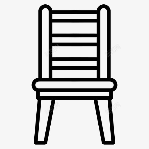 椅子家具房子图标svg_新图网 https://ixintu.com 厨房 室外 家具 房子 椅子 椅子类型
