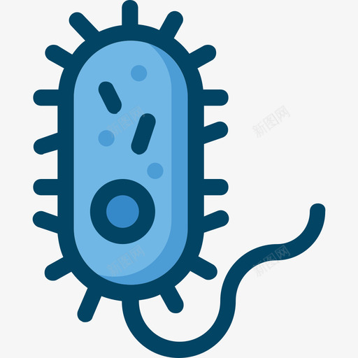 细菌教育41线状颜色图标svg_新图网 https://ixintu.com 教育41 线状颜色 细菌