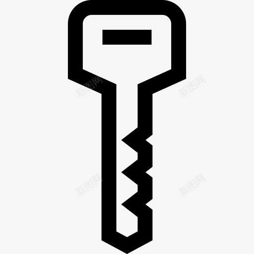 钥匙钥匙锁3线性图标svg_新图网 https://ixintu.com 线性 钥匙 钥匙锁3