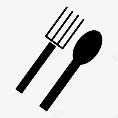 餐具吃的叉子图标图标