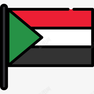 苏丹国旗收藏2号桅杆图标图标