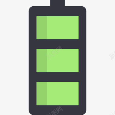 电池电子和网络元素收集扁平图标图标