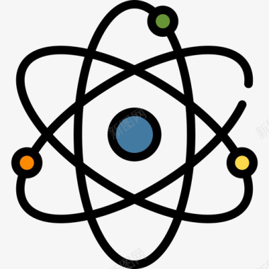 原子能量线颜色图标图标