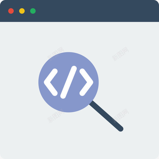 浏览器开发24平面图标svg_新图网 https://ixintu.com 平面 开发24 浏览器