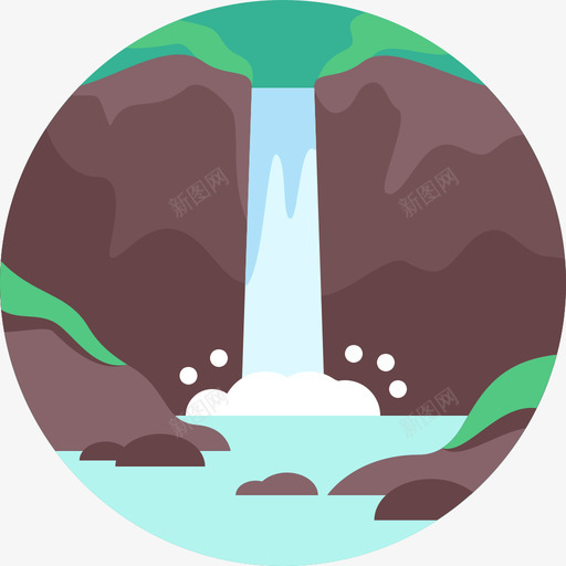 waterfallsvg_新图网 https://ixintu.com waterfall