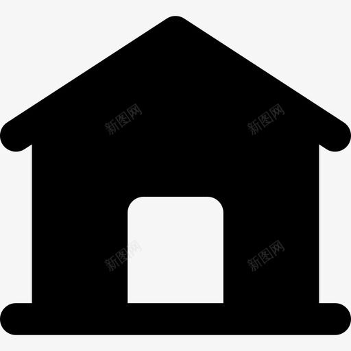 房屋建筑施工6填充图标svg_新图网 https://ixintu.com 填充 建筑施工6 房屋