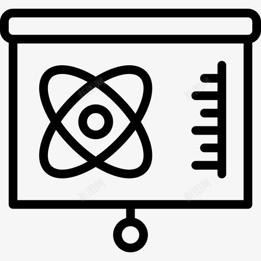 演示科学17线性图标svg_新图网 https://ixintu.com 演示 科学17 线性