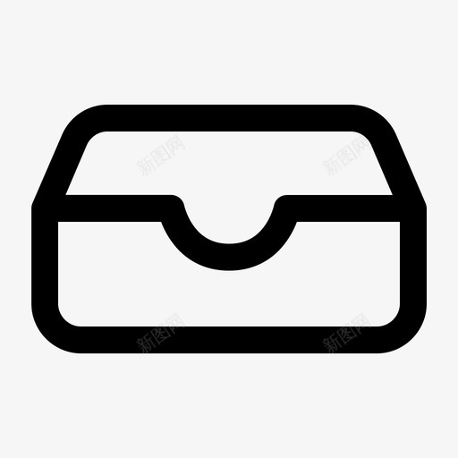 收件箱电子邮件存储图标svg_新图网 https://ixintu.com 存储 收件箱 电子邮件