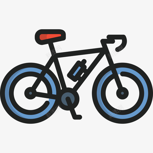 自行车健身房5线颜色图标svg_新图网 https://ixintu.com 健身房5 线颜色 自行车