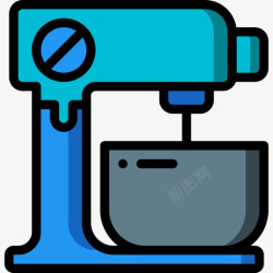 搅拌机线搅拌机厨房用品线颜色图标高清图片