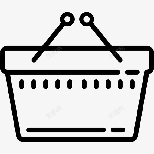 购物篮20元直线型图标svg_新图网 https://ixintu.com 20元 直线型 购物篮