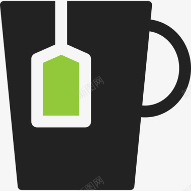 茶饮料杯子图标图标