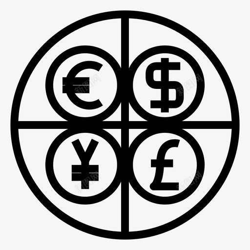 货币金融全球投资图标svg_新图网 https://ixintu.com 全球投资 货币 金融 金融2