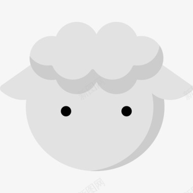 绵羊农场10平坦图标图标
