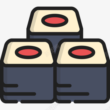 寿司烧烤2原色图标图标
