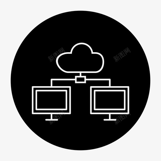 云服务器大数据云数据库图标svg_新图网 https://ixintu.com 云数据库 云服务器 大数据 大数据轮廓线减去前面 托管服务器 数据中心 网络