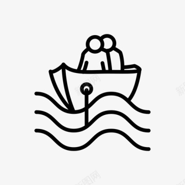 乘船游览航海旅行图标图标
