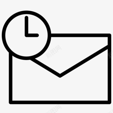 时间邮件日期历史图标图标
