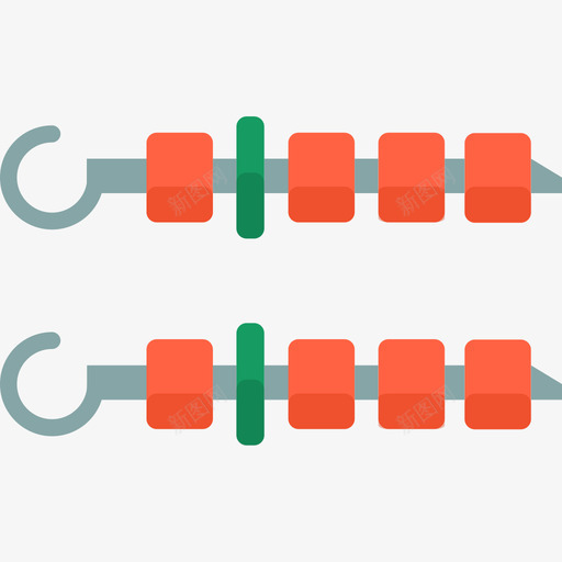 串野餐7扁平图标svg_新图网 https://ixintu.com 串 扁平 野餐7