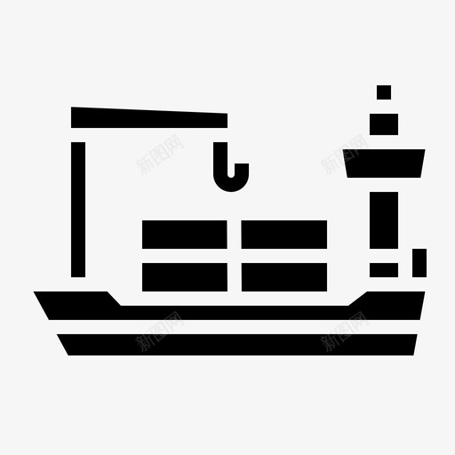 船货集装箱物流图标svg_新图网 https://ixintu.com 物流 船 船货 集装箱