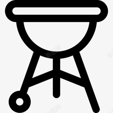 烧烤野餐5直系图标图标