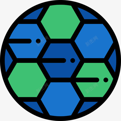 足球巴西线性颜色图标svg_新图网 https://ixintu.com 巴西 线性颜色 足球