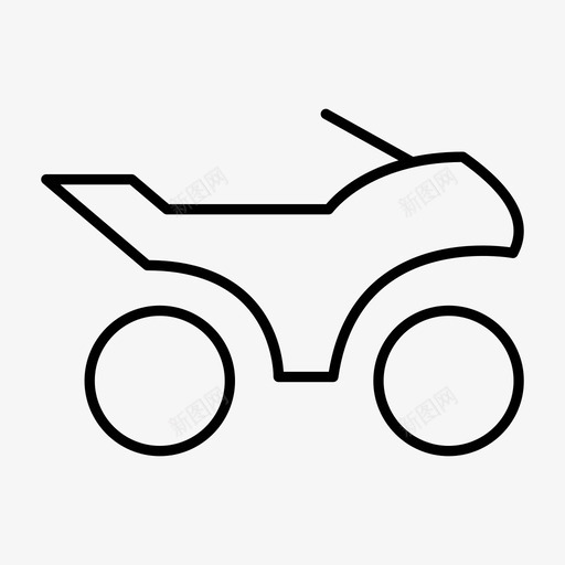 摩托车游戏比赛图标svg_新图网 https://ixintu.com 摩托车 比赛 游戏 游戏细线图标 车辆 运输