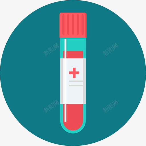 血样医用33扁平图标svg_新图网 https://ixintu.com 医用33 扁平 血样