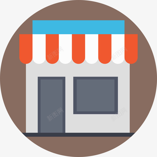商店房地产27号公寓图标svg_新图网 https://ixintu.com 公寓 商店 房地产27号