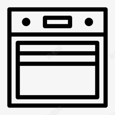 燃烧器电器烹饪图标图标