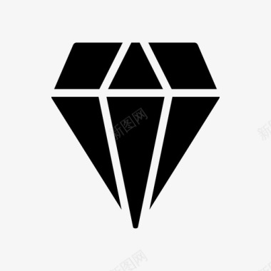 钻石金融宝石图标图标