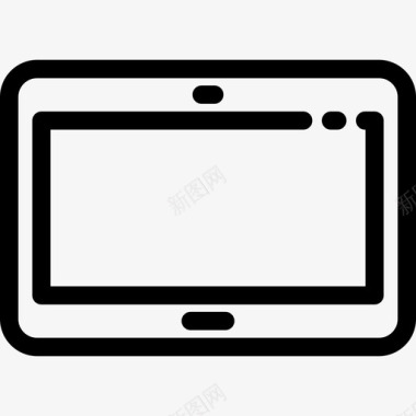 iPad小工具6线性图标图标