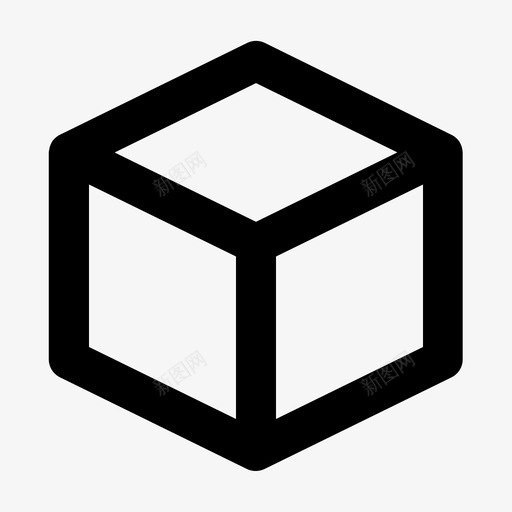 盒子包裹方形图标svg_新图网 https://ixintu.com 包裹 方形 方形盒子 盒子