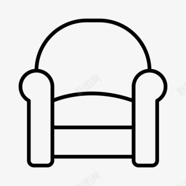 躺椅家具家居图标图标