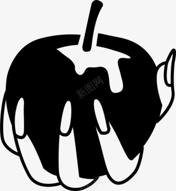 毒苹果白雪公主诱惑图标图标