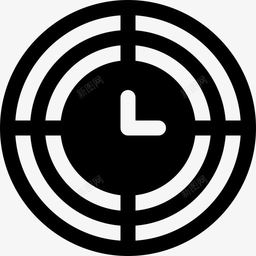 目标时间管理6已填充图标svg_新图网 https://ixintu.com 已填充 时间管理6 目标