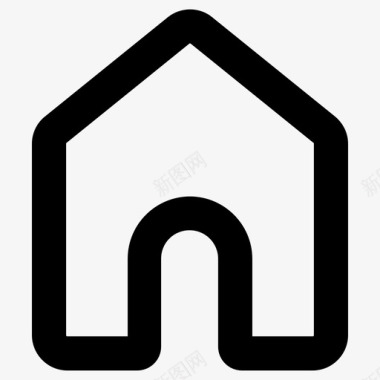 主页房子房地产图标图标