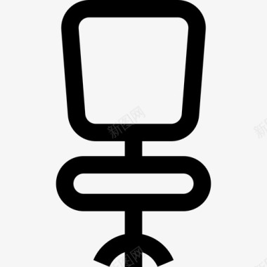 椅子家居用品4直线型图标图标