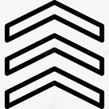 V形投票奖励徽章直线型图标图标