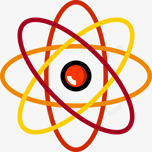 原子学习12线性颜色图标svg_新图网 https://ixintu.com 原子 学习12 线性颜色