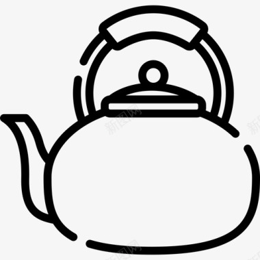 茶壶日本15直形图标图标