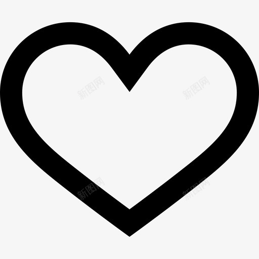 心脏标线性图标svg_新图网 https://ixintu.com 心脏 线性 设计图标