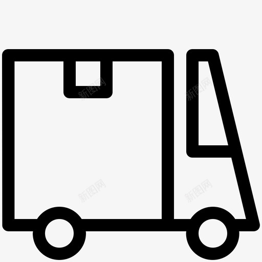 货车汽车货物图标svg_新图网 https://ixintu.com 包装 包裹 快递 汽车 货物 货车 送货 送货物流