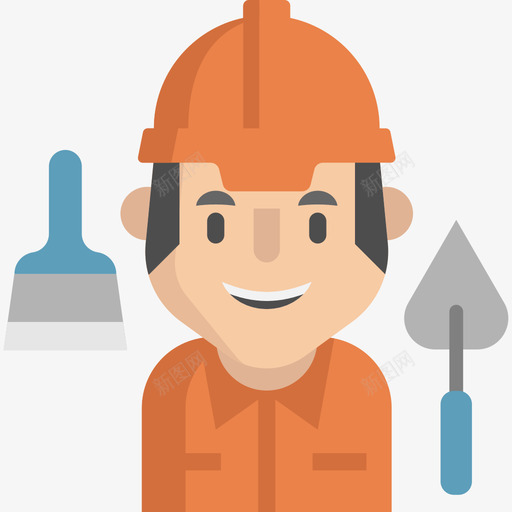 建筑工人职业和工作2公寓图标svg_新图网 https://ixintu.com 公寓 建筑工人 职业和工作2