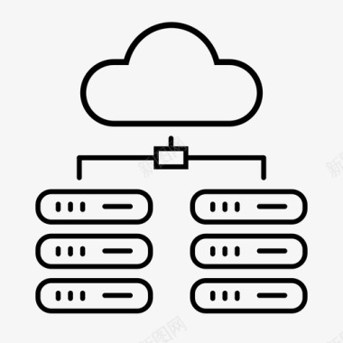 云服务器bigdata云数据库图标图标