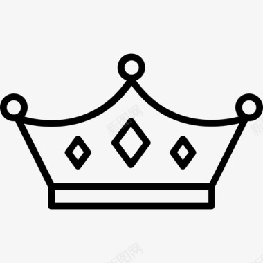 皇冠中世纪7直纹图标图标