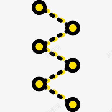 分子科学18黄色图标图标