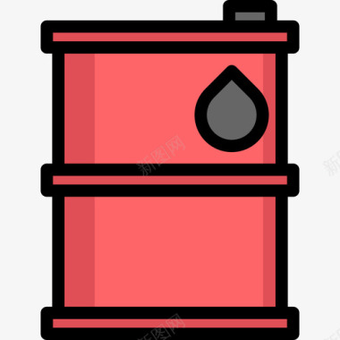 油生态7线性颜色图标图标